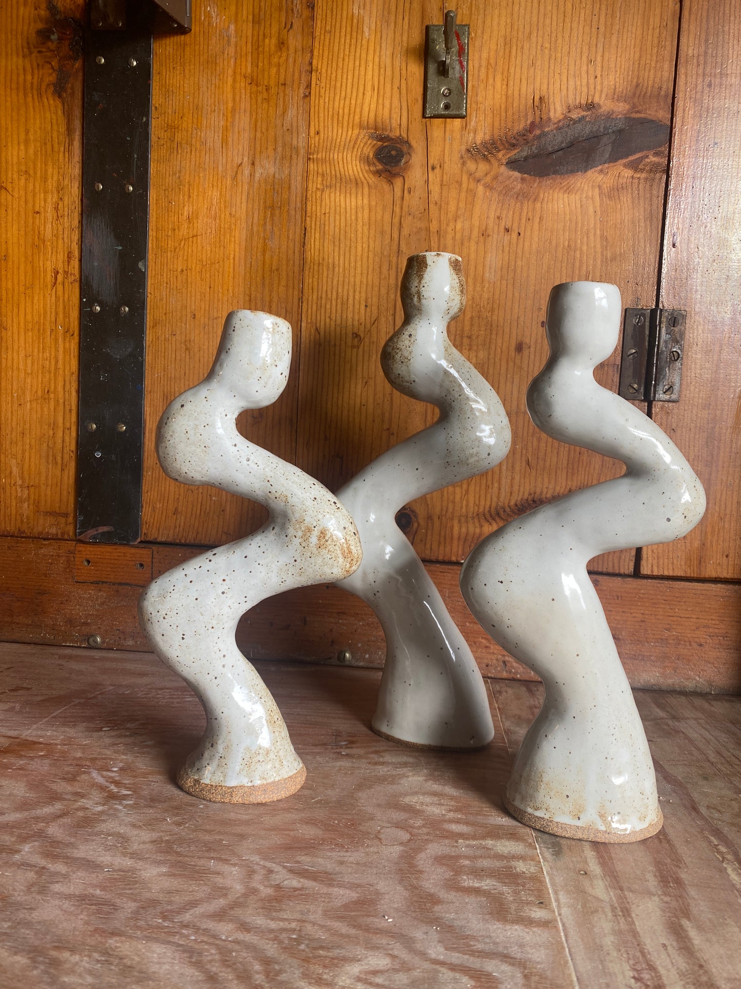 trio of sculptures