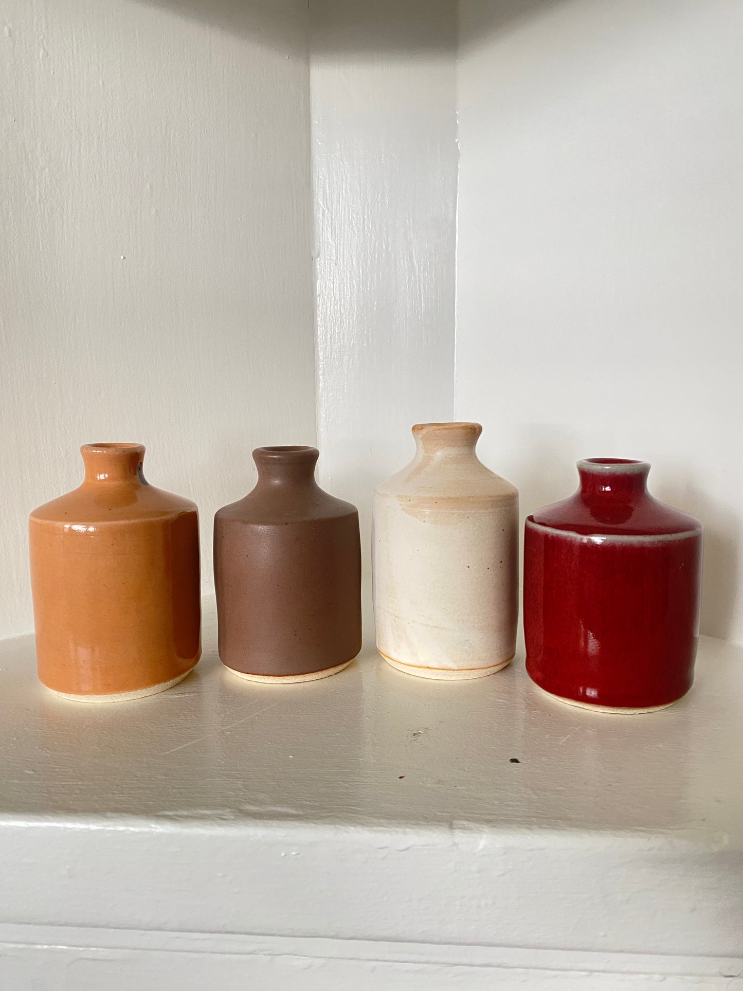 stoneware bud vase - desert