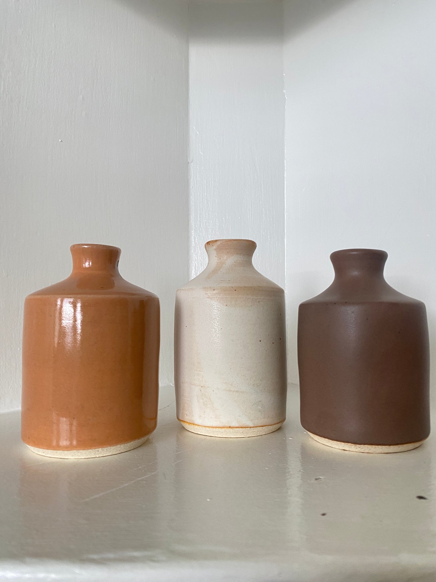 stoneware bud vase - desert