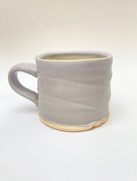 medium square stoneware mug - lavender