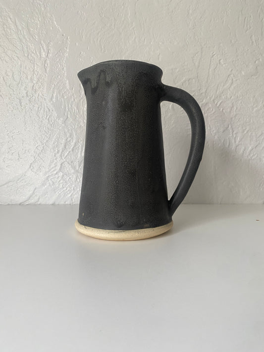 matte black pitcher