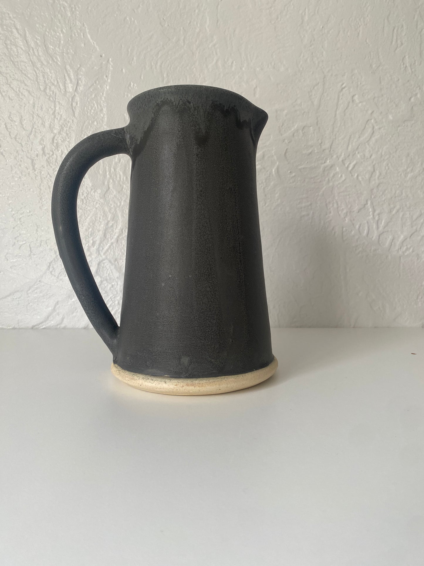 matte black pitcher