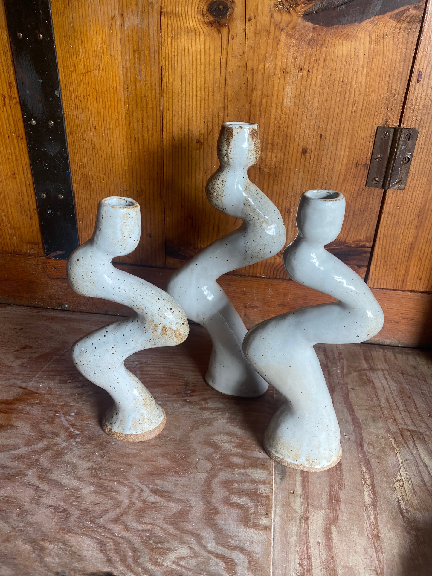 trio of sculptures