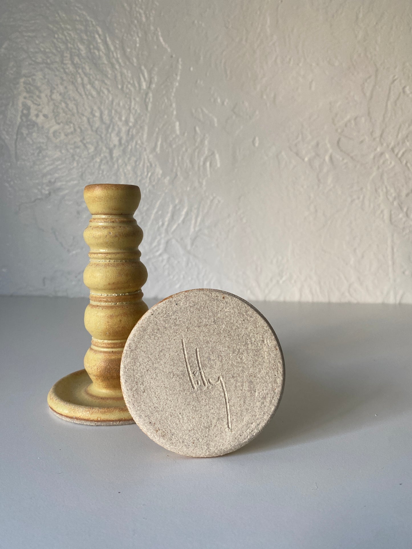 candlestick holder set - toasted squash